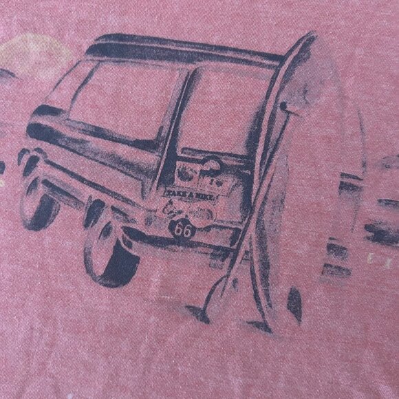 The North Face Mens Size Medium Slim Fit Burnout Red Paddleboard Gorpcore - Picture 4 of 12